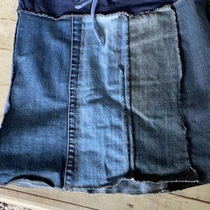 Women's Upcycled Jean Skirt
